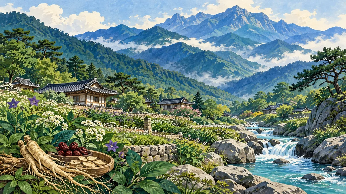 산청 지역 기본 이미지 · AI 일러스트 (기사 현장 사진 아님)