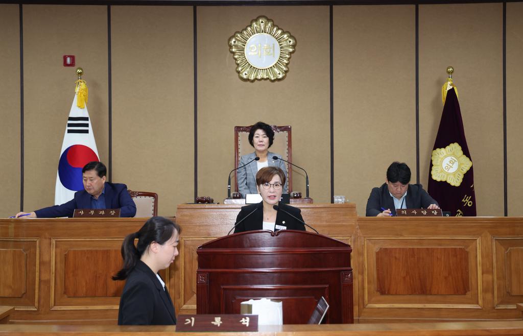최민경 의원, ‘맞춤형 농기자재 지원사업’ 도입 건의