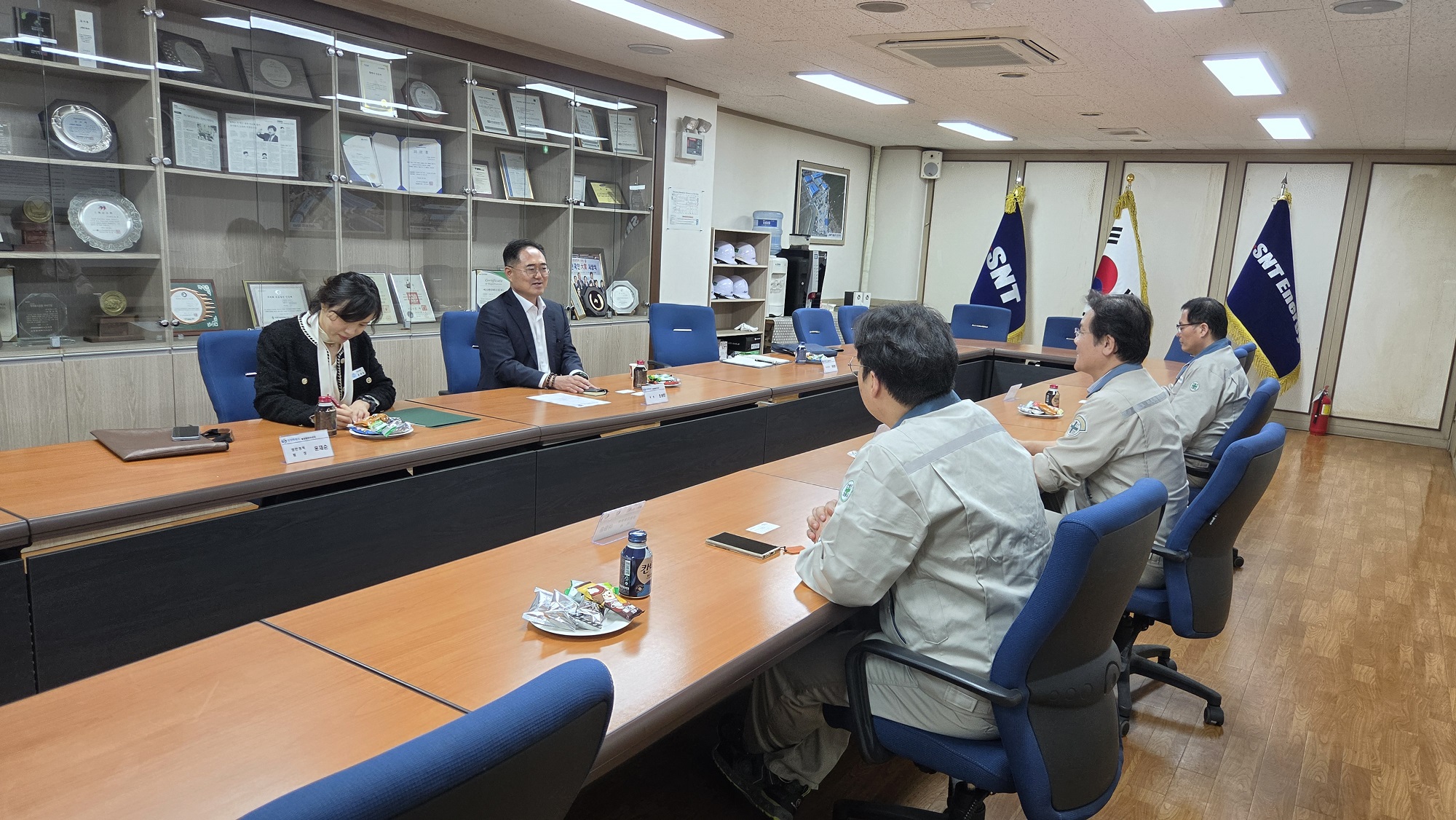 창원특례시 해양항만수산국,‘1직원+1사 전담제’ 담당기업 현장 방문(항만물류정책과)