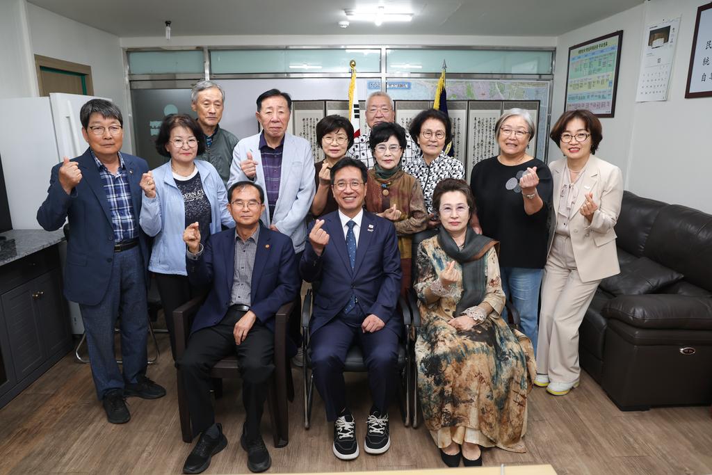 김해시, 광복회 김해시지회 방문 공식 보도사진