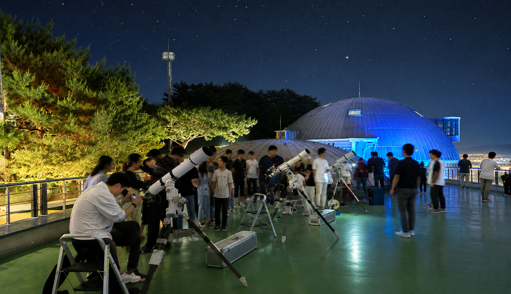 김해천문대, 「찾아가는 천체관측회」참여공간 모집 공식 보도사진
