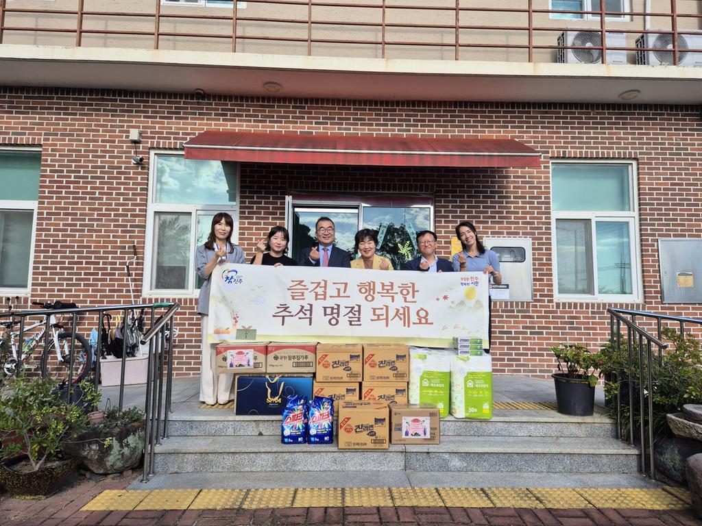 박일동 진주시 부시장, 추석맞이 복지시설 위문