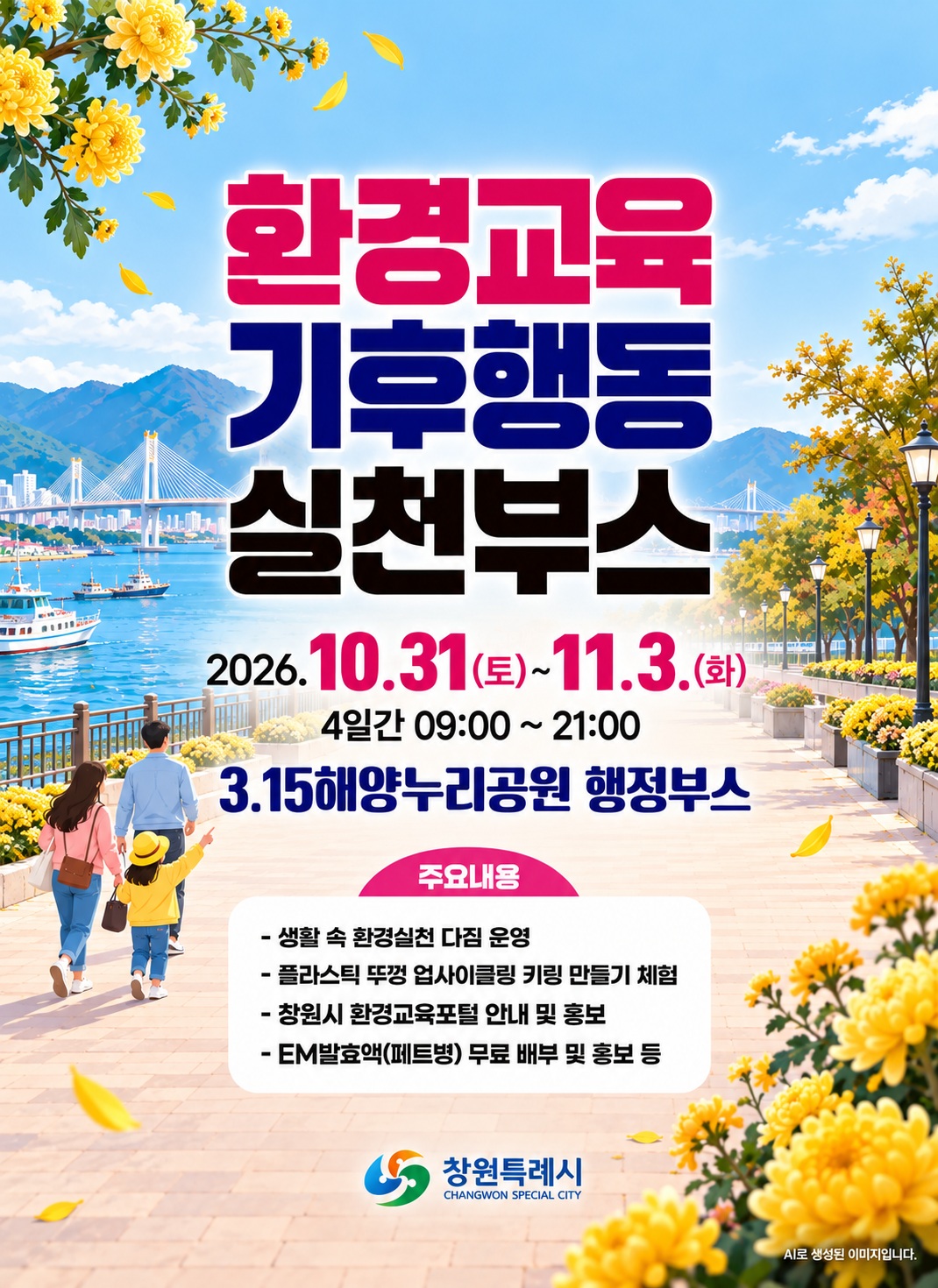 창원특례시, 국화향기 따라 즐기는 환경교육 체험(환경정책과)