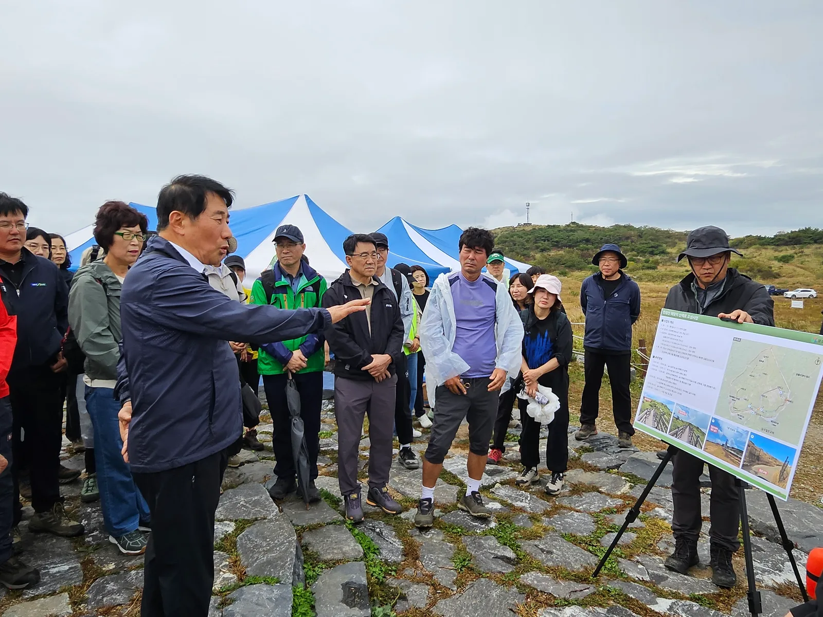 천성산 해맞이 산책로 조성 현장점검2