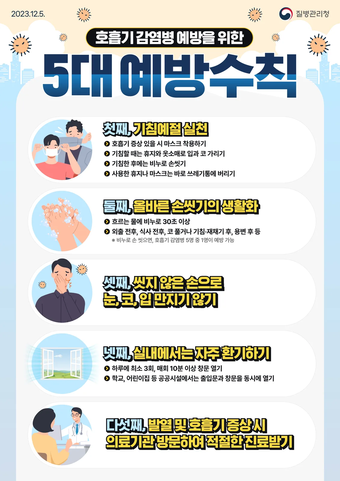 부산시, 인플루엔자 무료 예방접종 실시… 조기 유행 대응 강화! 공식 첨부문서 이미지